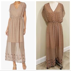 VERO MODA Nabia Border Maxi Dress Size Medium